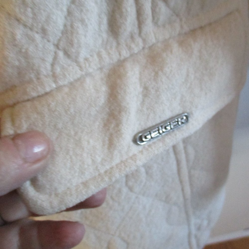 Geiger Classic Button Wool Coat Jacket Button Lin… - image 2